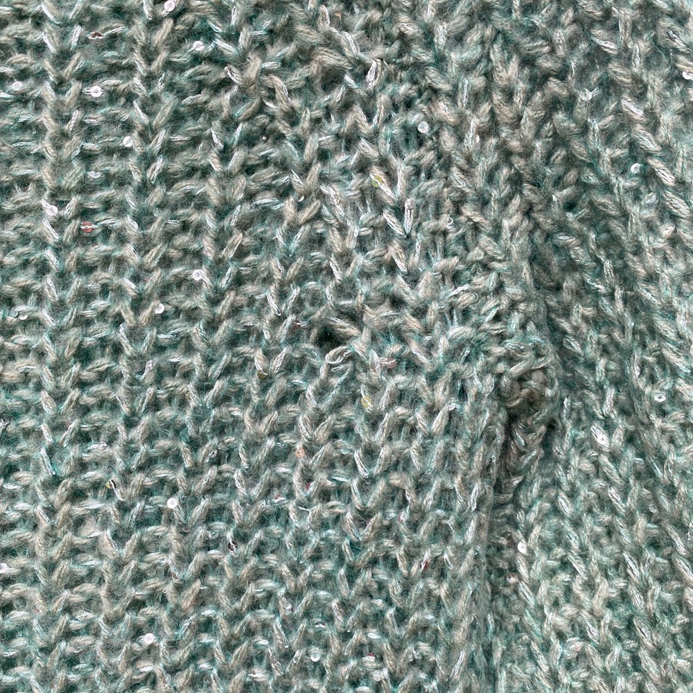 Anthropologie Seafoam Knit Sparkle Sweater - Picture 15 of 16
